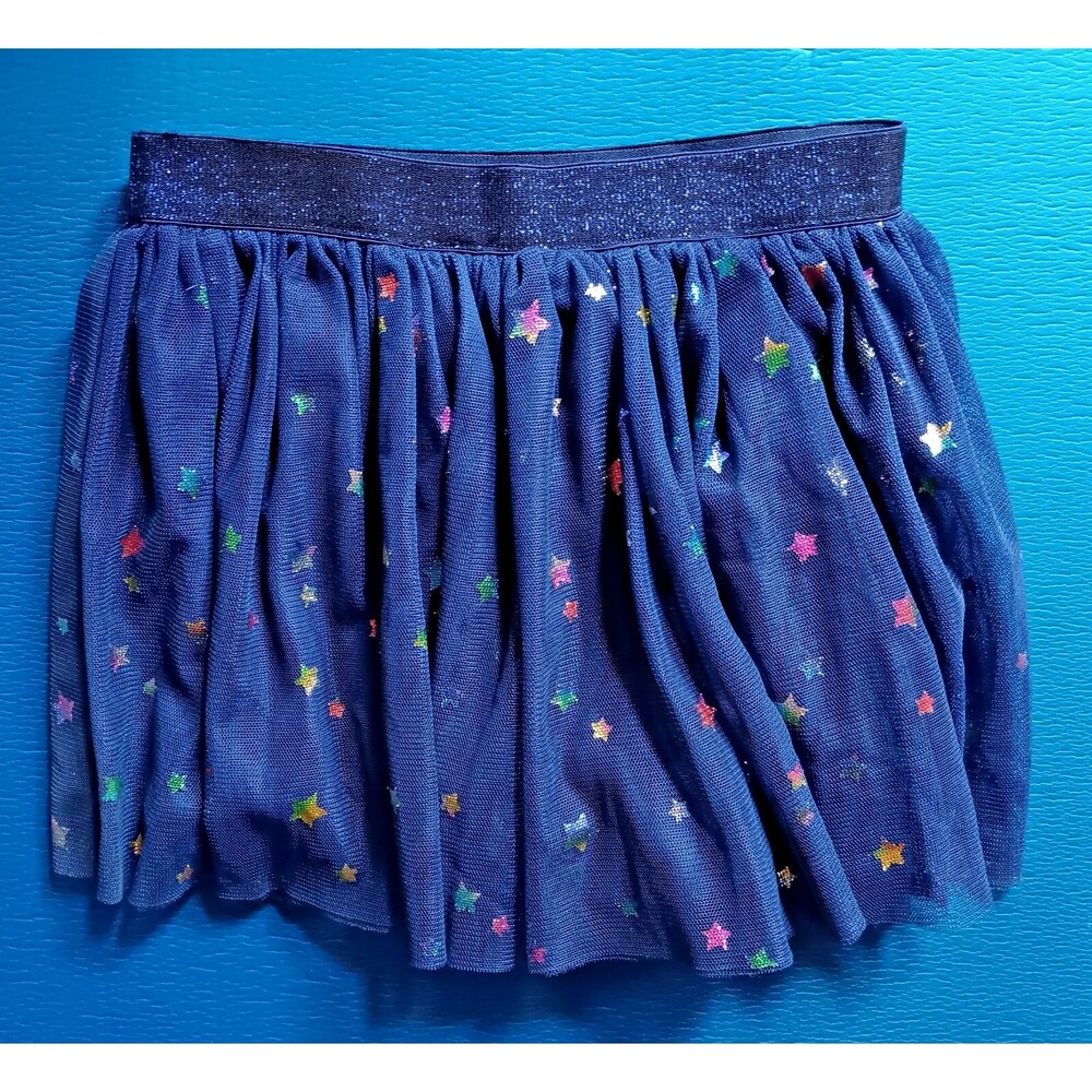 Skirt 18 to 24 months New Girls Osh Gosh Lined blue with stars Tooling
